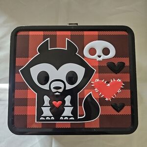 Skelanimals Jae The Wolf Metal Lunch Box Loungefly Retired Rare Collector Box
